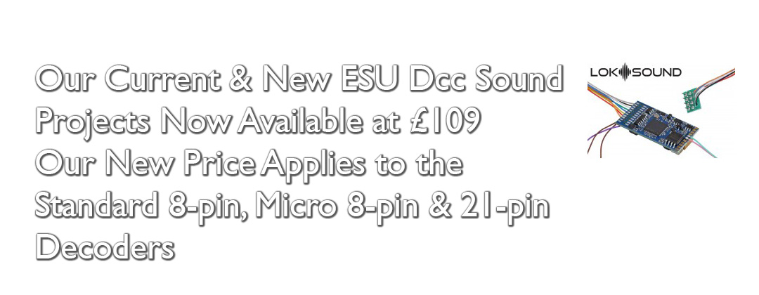 ESU DCC Sound Decoder 8-pin slider £109