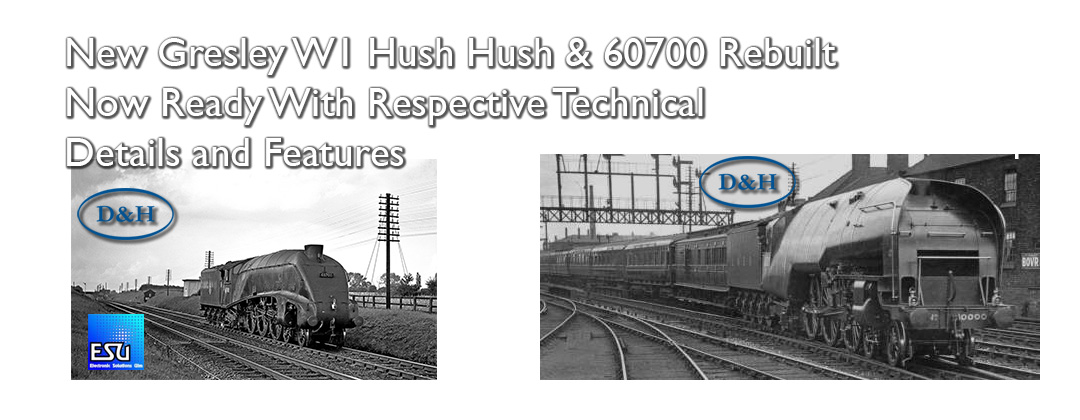 d and h esu w1 gresley model train sounds