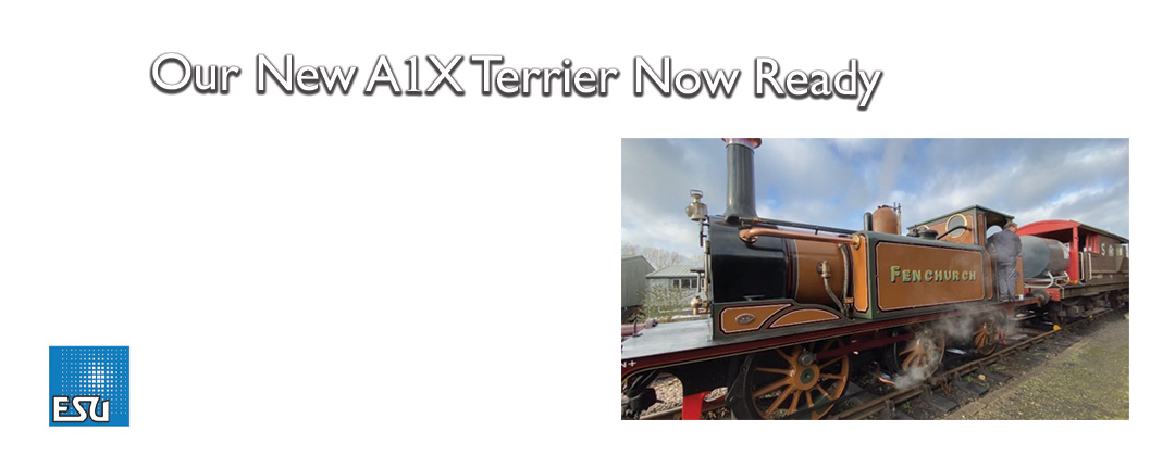 A1X Terrier DCC Sound Decoder Now Available